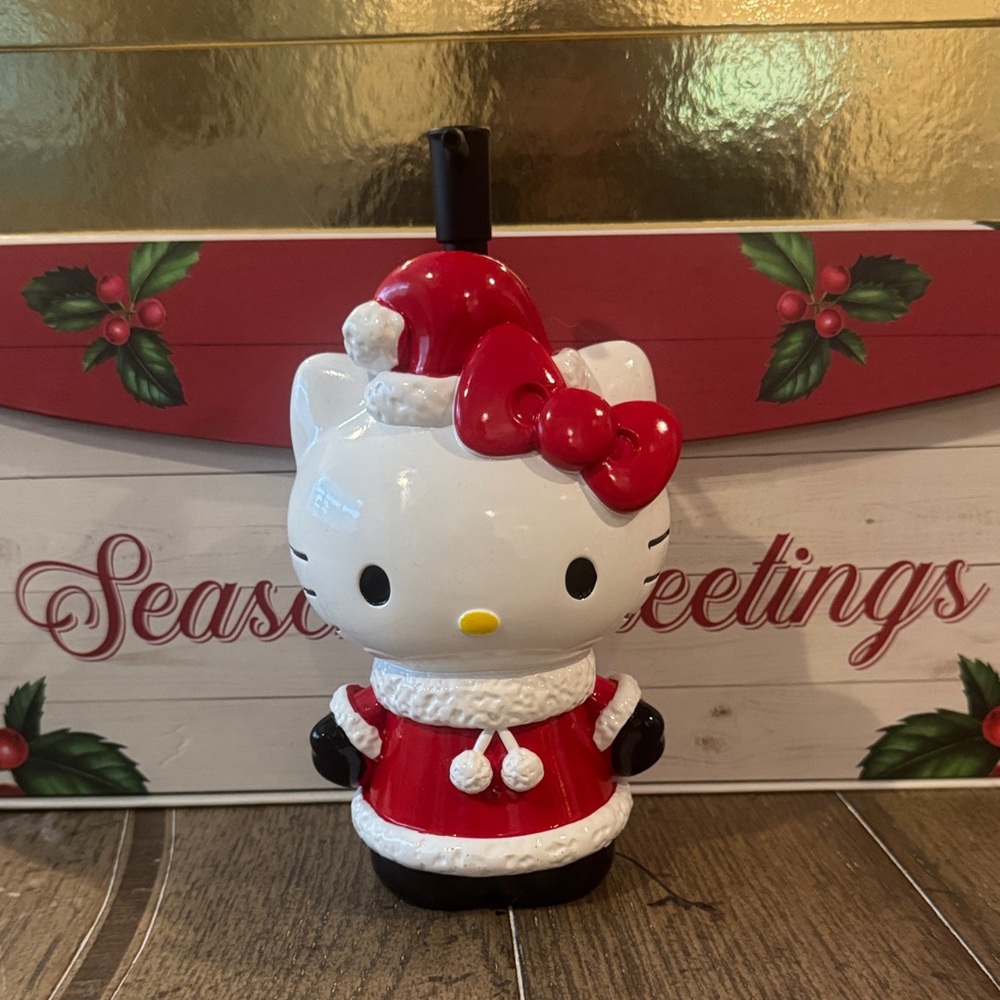 Hello Kitty Festive Soap Dispenser - Red, White, and Black